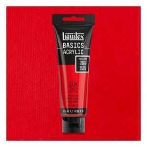 Liquitex Basics Acrylic Paint - Pyrrole Red (118ML)