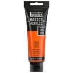 Liquitex Basics Acrylic Paint - Vivid Red Orange (118ML)