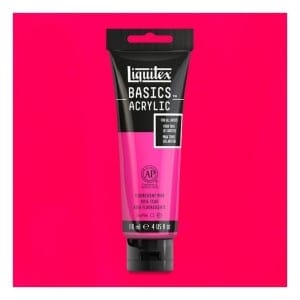 Liquitex Basics Acrylic Paint - Flourescent Pink (118ML)