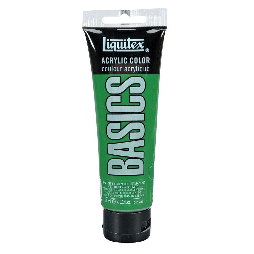 Liquitex Basics Acrylic Paint - Hookers Green (118ML)