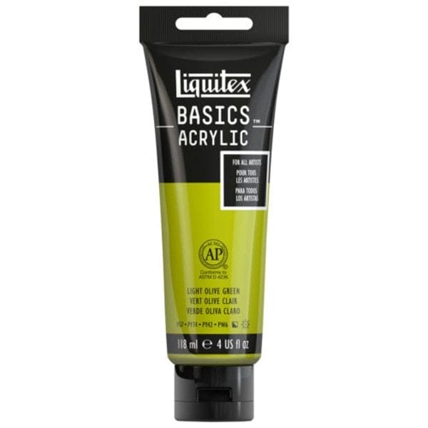 Liquitex Basics Acrylic Paint - Light Olive Green (118ML) Liquitex Basics Acrylic Paint - Light Olive Green (118ML)