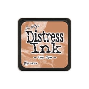 Tim Holtz Mini Distress Ink Pad - Tea Dye