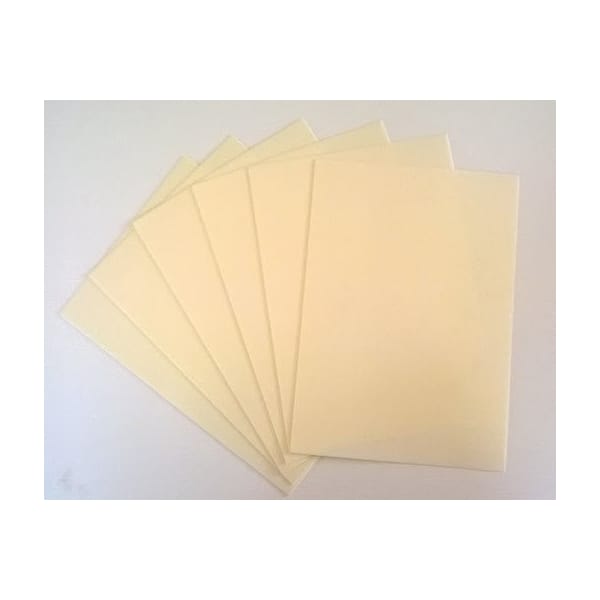 Foam Sheets - Light Cream / Natural White (10 sheets) (Craft Foam)