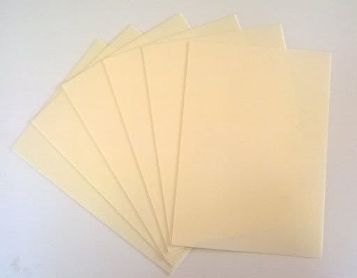Foam Sheets - Light Cream / Natural White (10 sheets) (Craft Foam)