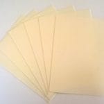 Foam Sheets - Light Cream / Natural White (10 sheets) (Craft Foam)