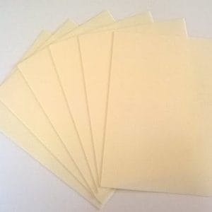 Foam Sheets - Light Cream / Natural White (10 sheets) (Craft Foam)