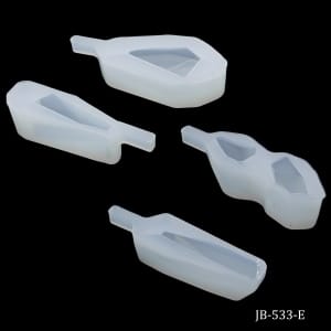 Silicone Jewellery Pendant Moulds (Set of 4) (JB-533-E)