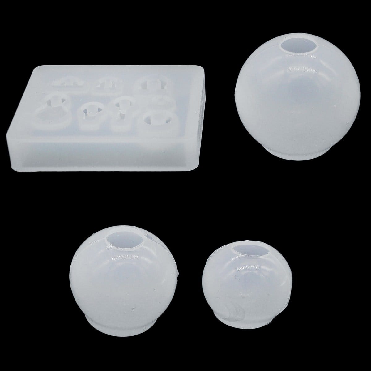 Silicone Crystal Moulds (Set of 4) (JB-533-H) JB 533 H silicone mould jewellery Silicone Crystal Moulds (Set of 4) (JB-533-H)