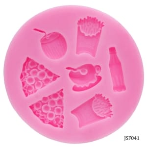 Fast Food Silicone Clay Mould