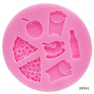 Fast Food Silicone Clay Mould