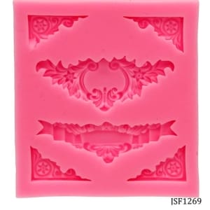Vintage Corners Silicone Clay Mould