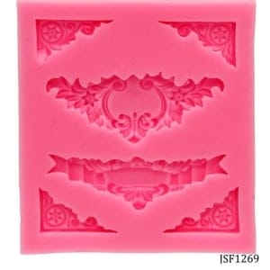 Vintage Corners Silicone Clay Mould