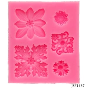 Ornate squares Silicone Clay Mould