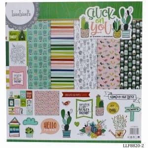 LianFa 12by12 inch Scrapbook Paper - Stuck on You