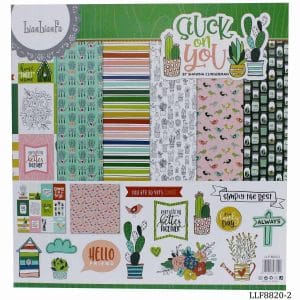 LianFa 12by12 inch Scrapbook Paper - Stuck on You