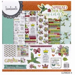 LianFa 12by12 inch Scrapbook Paper - Spread your Wings
