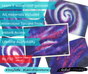 CrafTangles DIY Watercolour Galaxies Kit