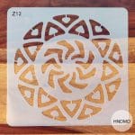 8by8 inch stencil - Design 21