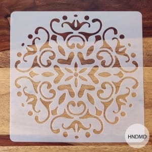 8by8 inch stencil - Design 22