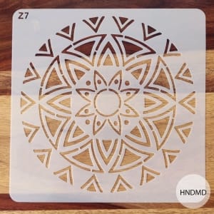 8by8 inch stencil - Design 23