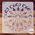 8by8 inch stencil - Design 25