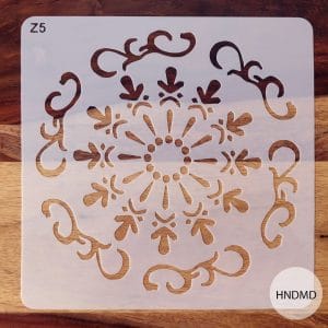 8by8 inch stencil - Design 25