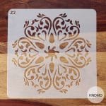 8by8 inch stencil - Design 26