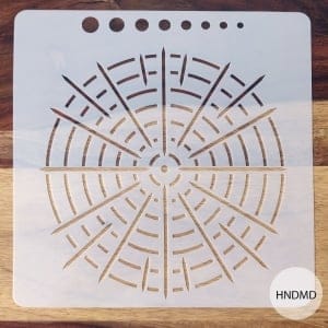 8by8 inch stencil - Design 27