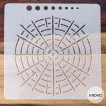 8by8 inch stencil - Design 27