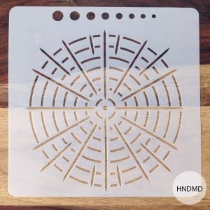 8by8 inch stencil - Design 27