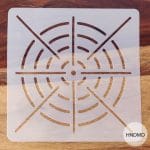 8by8 inch stencil - Design 31