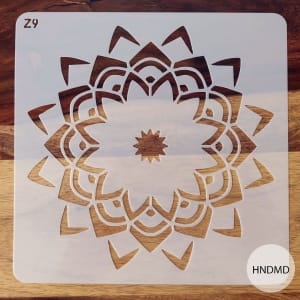 8by8 inch stencil - Design 32