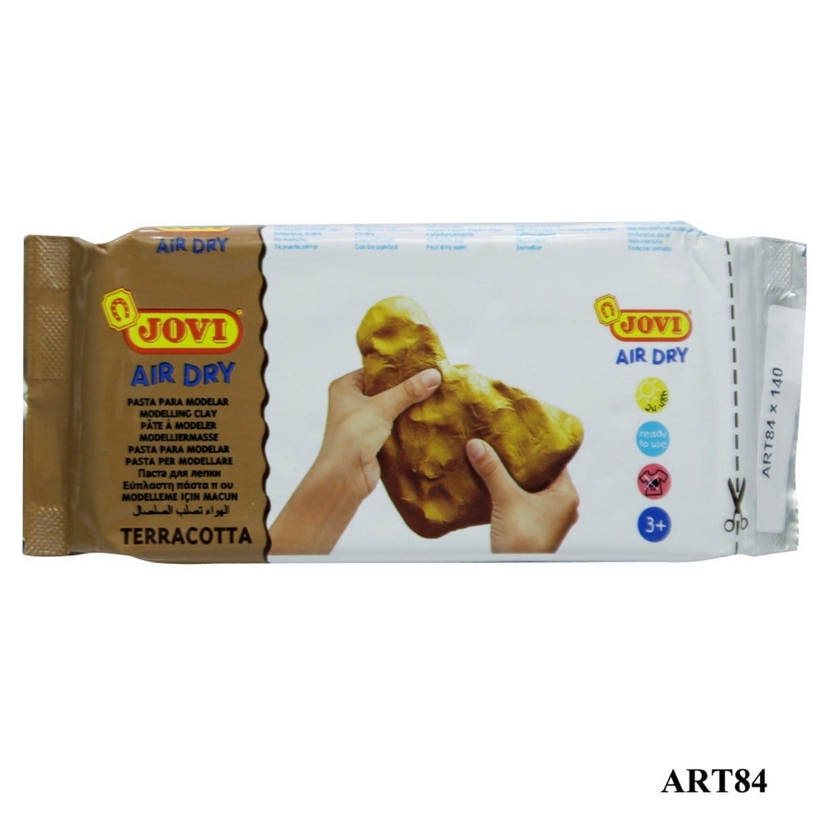Jovi Air Hardening / Air Dry Clay - Terracotta (250gms) jovi air dry clay teracotta 250gms Jovi Air Hardening / Air Dry Clay - Terracotta (250gms)