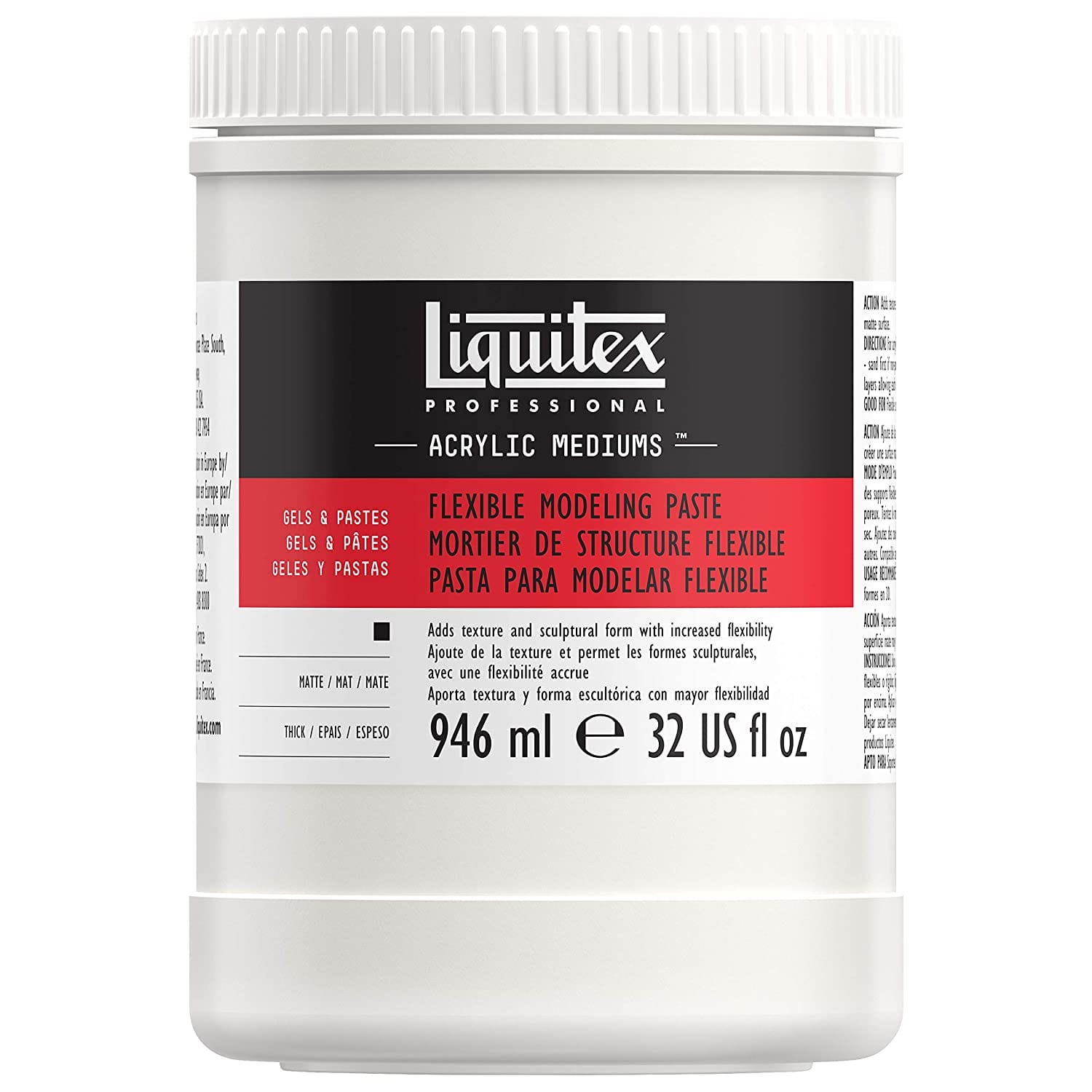 Liquitex Gel Medium Flexible Modeling Paste 946 ml Liquitex Gel Medium Flexible Modeling Paste 946 ml