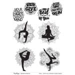 CrafTangles A4 Transfer It Sheets - Yoga