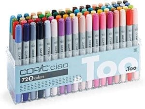Copic Marker 72B Ciao Markers Set B, 72 Piece