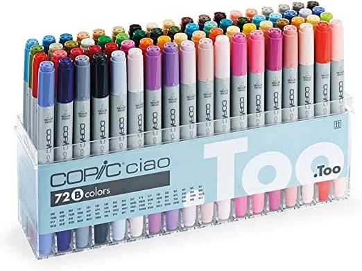 Copic Marker 72B Ciao Markers Set B, 72 Piece copic ciao markers set of 72B Copic Marker 72B Ciao Markers Set B, 72 Piece