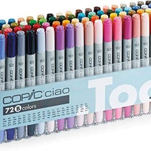 Copic Marker 72B Ciao Markers Set B, 72 Piece