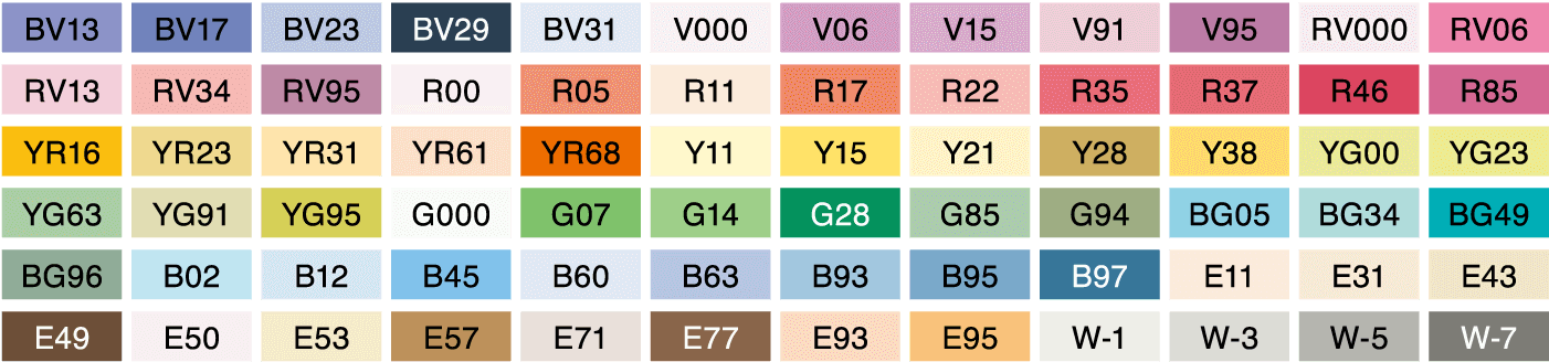 Copic Marker 72B Ciao Markers Set B, 72 Piece copic ciao markers set of 72 B 1 copic_ciao_markers_set_of_72_B_1