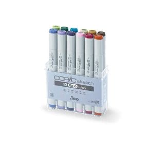 Copic Sketch Marker (EX 6) - Set of 12 Color