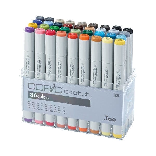 Copic Sketch Marker Set of 36 Colors