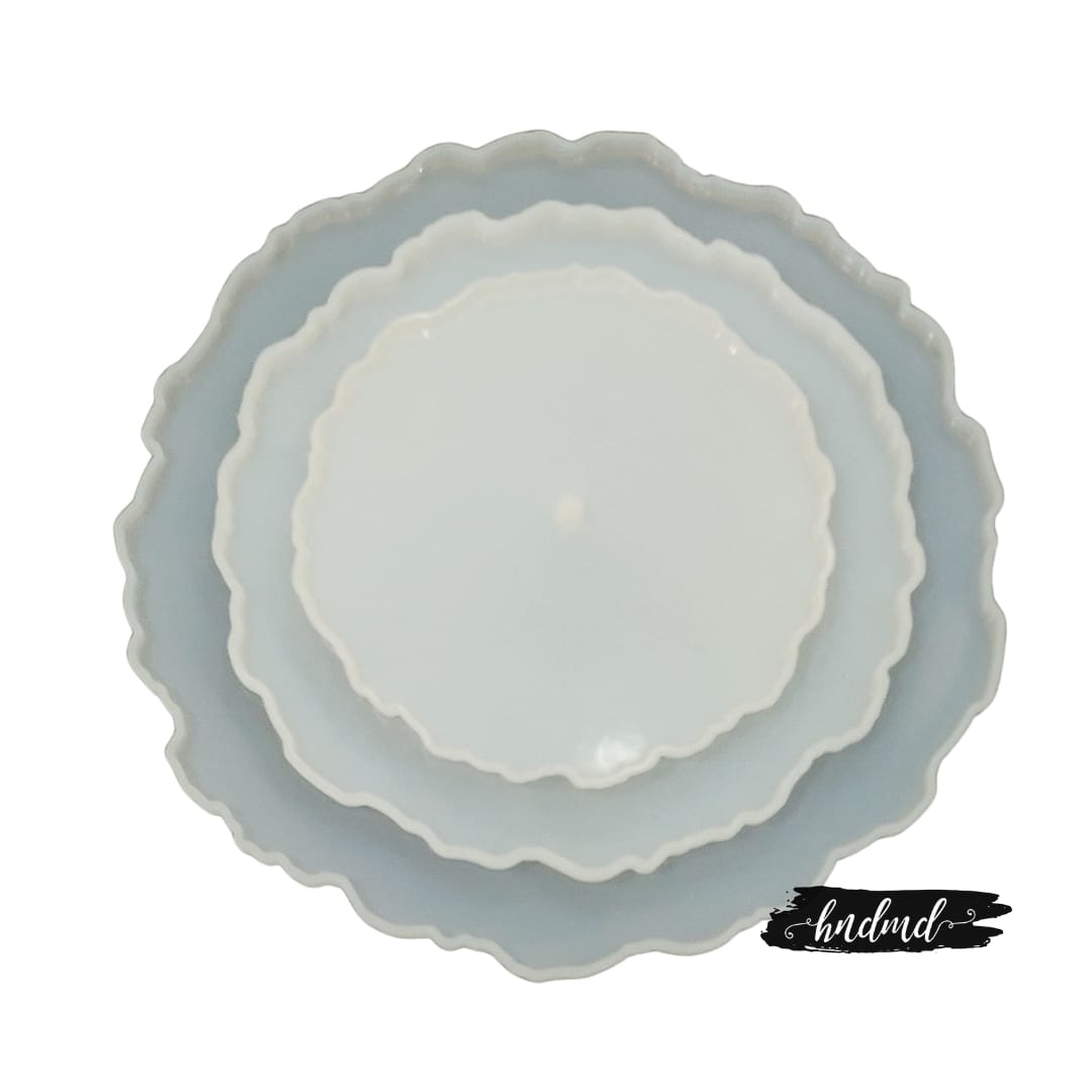 3 Tier Circular Resin Silicone Mould (Cake Stand) CASM 01 Silicone Mould Cake Stand CASM-01_Silicone_Mould_Cake_Stand