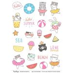 CrafTangles A4 Transfer It Sheets - Hello Summer