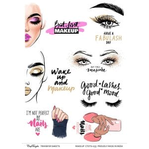 CrafTangles A4 Transfer It Sheets - Makeup