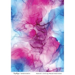 CrafTangles A4 Transfer It Sheets - Resin Art 1