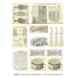 CrafTangles A4 Transfer It Sheets - Vintage Advertisements 1
