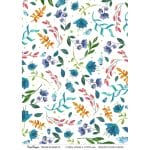 CrafTangles A4 Transfer It Sheets - Floral Frame Background 2