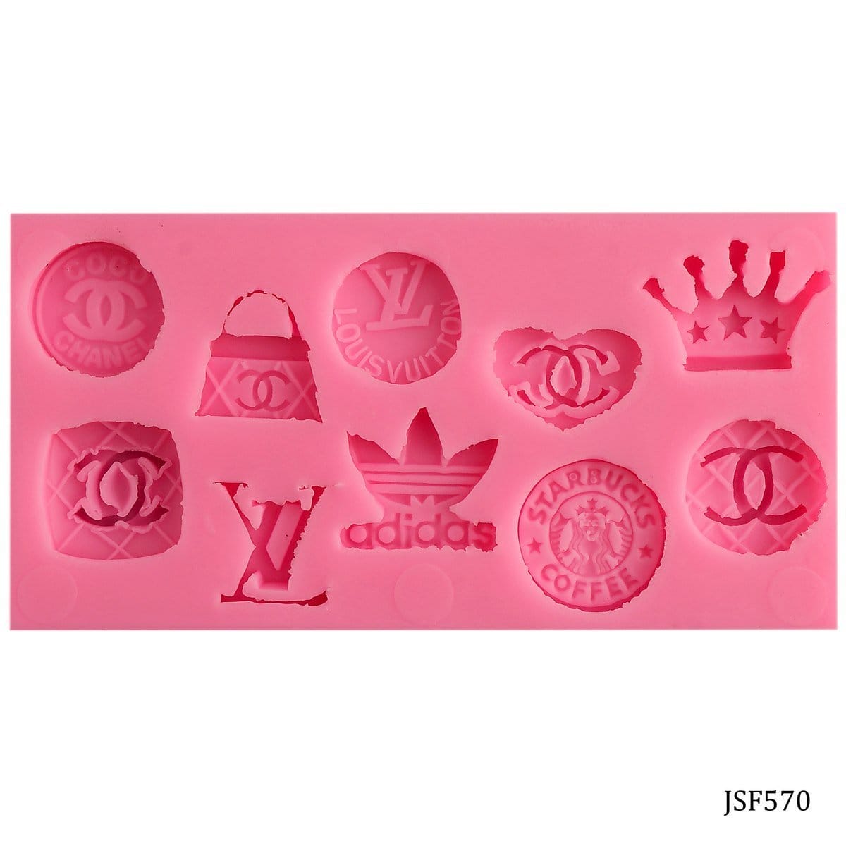 Brand Logos Silicone Clay Mould