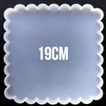 Scalloped Sqaure Silicone Mould