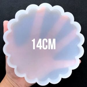 Scalloped Circle Silicone Mould